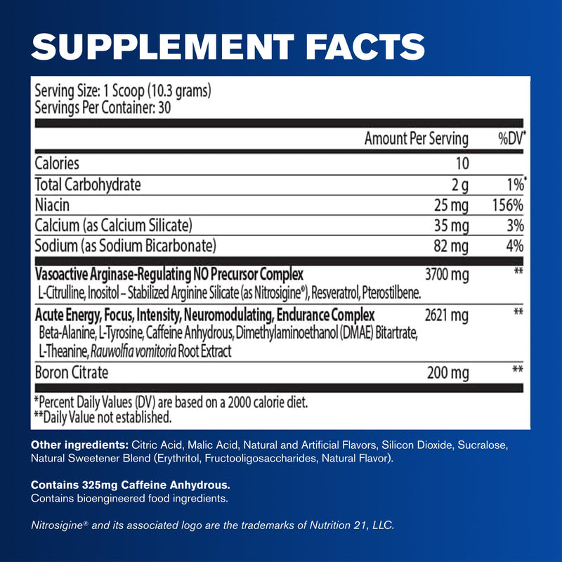 GAT SPORT NITRAFLEX Advanced, Grape, 10.9 oz (30 Servings) | Pre-Workout Powder, Energy Drink Mix, Supports Healthy Blood Flow, Boosts Strength & Energy, Creatine-Free
