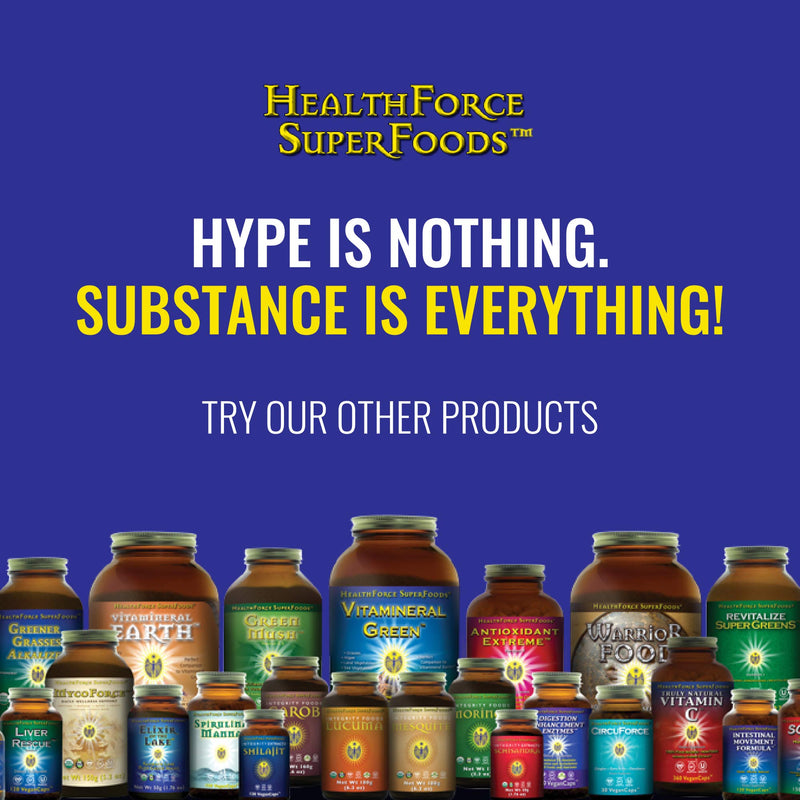 HEALTHFORCE SUPERFOODS Truly Natural Vitamin C - Immune Support Supplement with Camu Camu Berry - Vitamin C Supplement for Immune Health - Vegan, Non-GMO - 120 Vegan Caps, 15 Servings