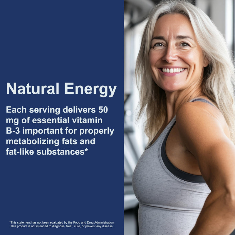 Carlson Niacin, 50 mg, Cholesterol Metabolism, Nerve Function, 300 Tablets | Energy Production Unflavored 300 Count (Pack of 1)