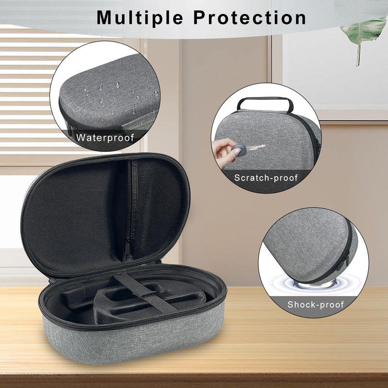 Hard Carrying Case for Apple Vision Pro VR Headset - Compatible with Battery & Charger Accessories, Handheld Design Travel Storage Case, Shockproof & Anti-Drop - BeesActive Australia