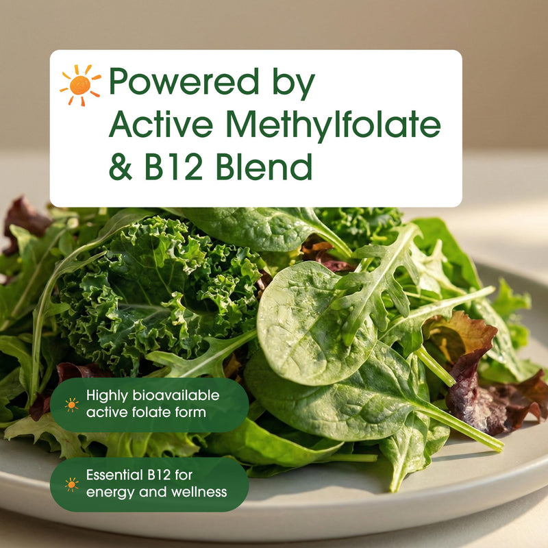 NatureBell Methyl Folate 15mg, 240 Capsules