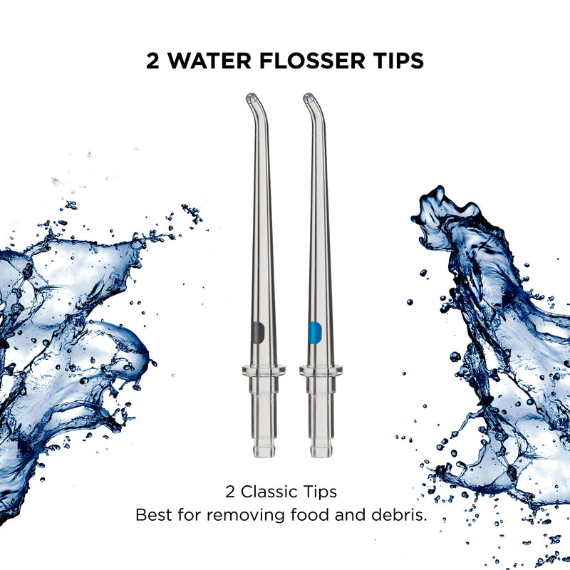 Interplak by Conair Compact Water Flosser, Travel Water Flosser, Battery Operated, Oral Irrigator for Powerful Deep Clean