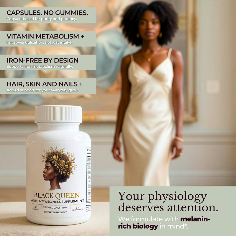 TODICAMP Women's Wellness Formula with 37 Active Ingredients for Melanin-Rich Daily Multivitamin for Women Hormone Balance, Energy Vitamins for Women, Biotin Supplement for Hair Skin & Nails