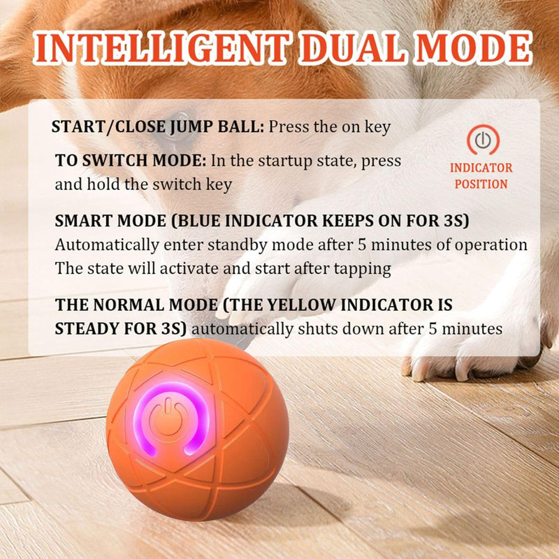 Shake Ball Toy for Dogs, Shake Ball Dog Toy, 2025 New Shaking Dog Ball Toy, Automatic Shake Ball Dog Toy for Small, Medium, and Large Dogs (Orange+Blue) Orange+Blue - BeesActive Australia