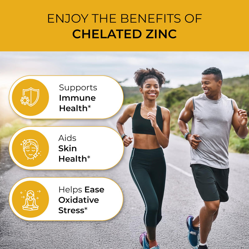 SANDHUHERBALS Zinc 30mg Capsules for Men & Women | 120 Count (Pack of 1) | Zinc Supplements for Immune & Antioxidant Support | Zink 30 mg Supplement Supports Skin Health