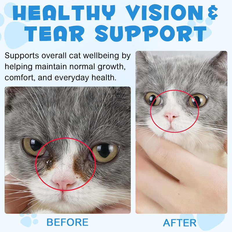 L-Lysine for Cats – Antibiotic-Free Immune Support | Fast-Acting Liquid for Cat Flu, Sneezing & Runny Eyes | Vet-Quality Formula | Tasty Chicken Flavour | 60ml
