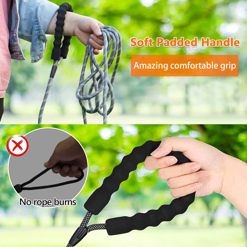 NTR 6FT Heavy Duty Dog Leash, Olive Rope Dog Leash with Swivel Lockable Hook and Comfortable Padded Handle, Cat Puppy Leash Lead for Small Medium Large Dogs Training, Playing, Camping,or Backyard 6ft*1/2" - BeesActive Australia