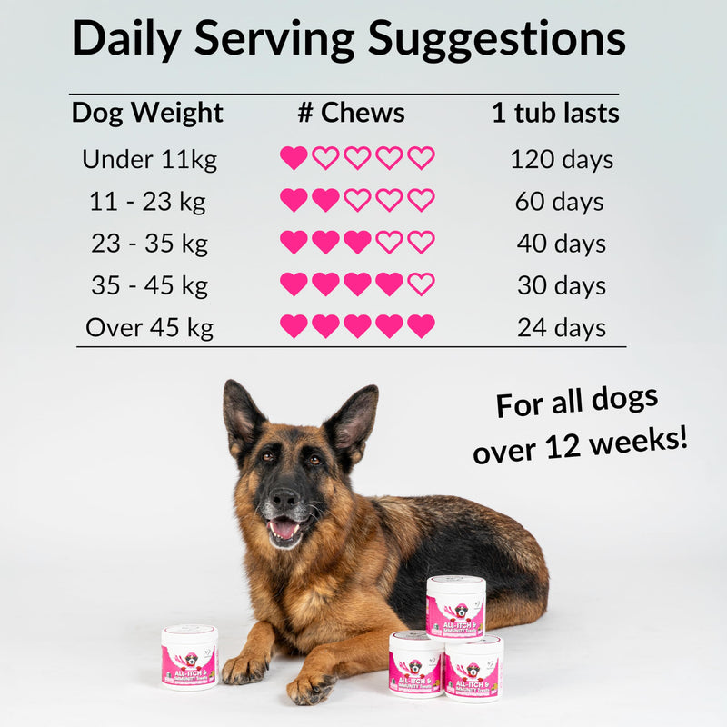 NutriPaw Vegan All-Itch Treats For Dogs - Soothe Itchy Paws, Eyes, Ears, Skin - Stop Itching, Licking, Scratching - Perfect for Small, Medium & Large Dogs - Supports Seasonal Itching