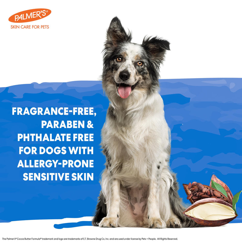 Palmer’s for Pets Hot Spot and Itch Relief Spray for Dogs with Cocoa Butter - Conditioning No-Rinse Skin Allergy Relief Mist with Vitamin E, Fragrance Free Formula, 8 Fl Oz Unscented 8 Fl Oz (Pack of 1)