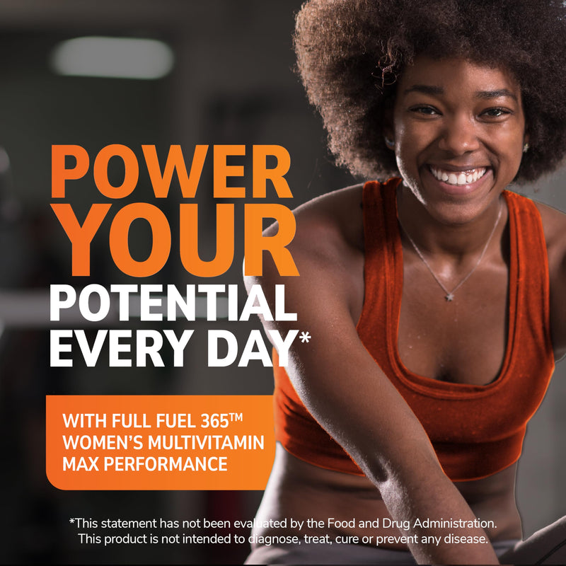 21st Century Full Fuel 365 Active Women's Multivitamin, 120 Tablets, Daily Vitamins and Minerals for Energy, Muscle Support, Immune Health, Gluten Free