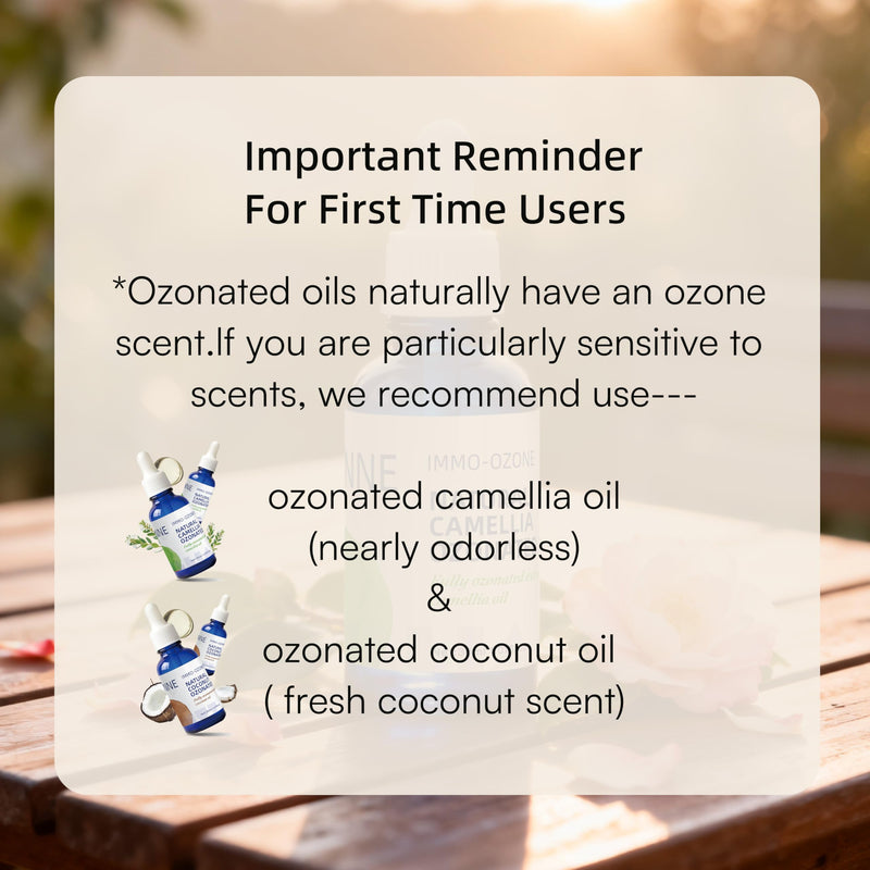 IMMO Ozonated Camellia Oil - 100% Natural & Organic for Oily & Sensitive Skin, Gentle Soothing Formula with Vitamin E, For The Whole Family, 1.01 Fl Oz, Glass Dropper | Pure Organic Ozonated Oil – Moisturizing Skin Care, Rich in Vitamin E, with Glass D...