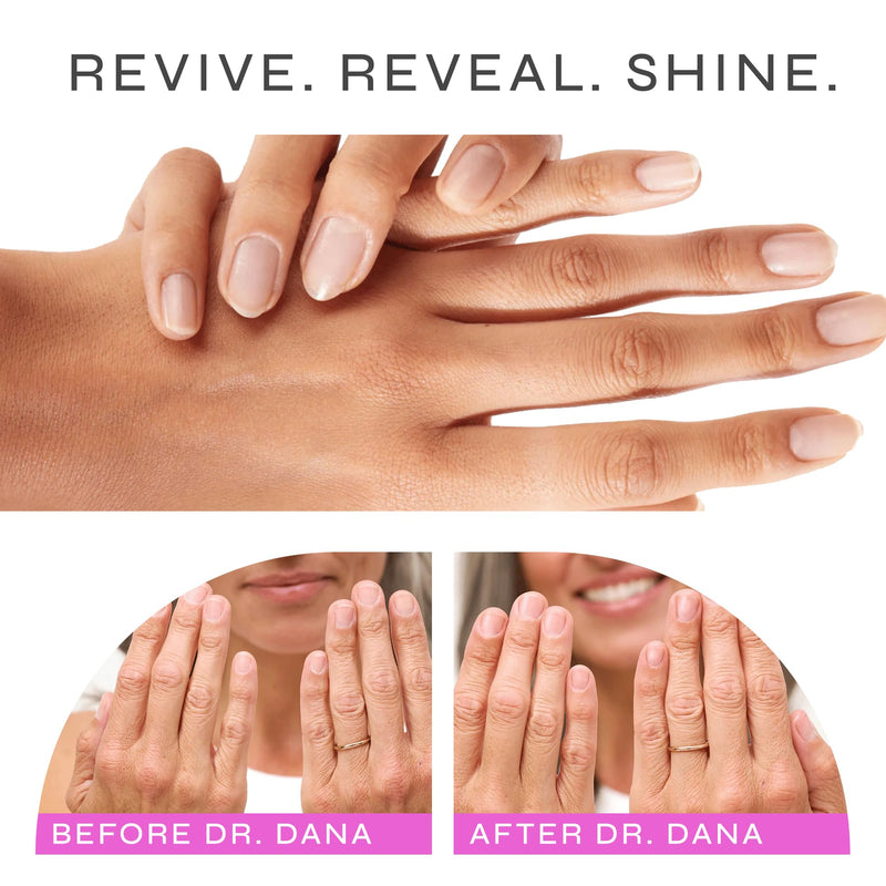 Dr. Dana Nail Repair Kit for Damaged Nails – Strengthening & Exfoliating Treatment with Glycolic Acid, Nail Primer, Hydrator & Priming Wand for Shiny, Healthy Nails, Nail Care Kit - BeesActive Australia