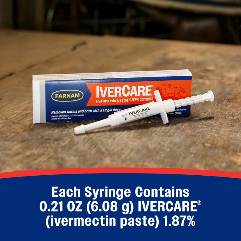 Farnam Ivercare Dewormer Paste, 3-Pack - BeesActive Australia