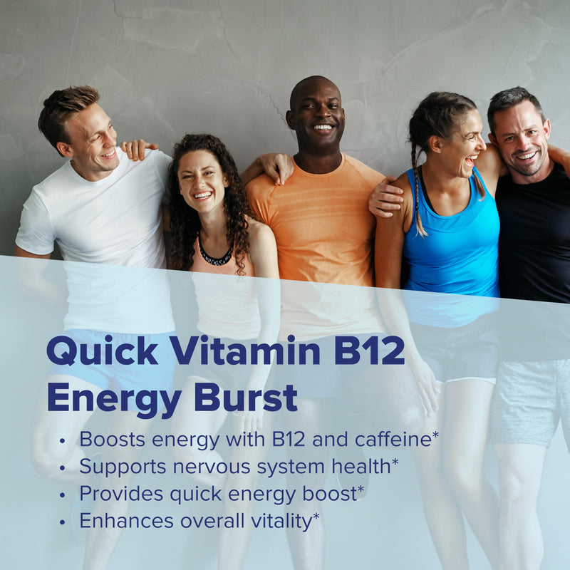 Superior Source NO Shot Quick Energy Burst B-12 1,000 mcg - Premium Nervous System Support Supplement - Non-GMO & Gluten-Free - 100 MicroLingual Instant Dissolve Tablets 1 Count (Pack of 1)