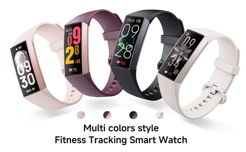 KPEP Fitness Tracker with 24/7 Heart Rate/SpO2/Blood Pressure/Sleep Monitor Gray