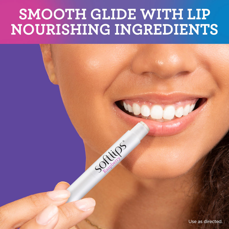 Softlips Daily Lip Moisturizer For Very Dry Lips, Multi-Flavored Lip Balms, Hydrates, Soothes & Prevents Dry, Chapped Lips, Smooth Glide Formula, Dermatologist Tested, Pack of 3 Chap Sticks