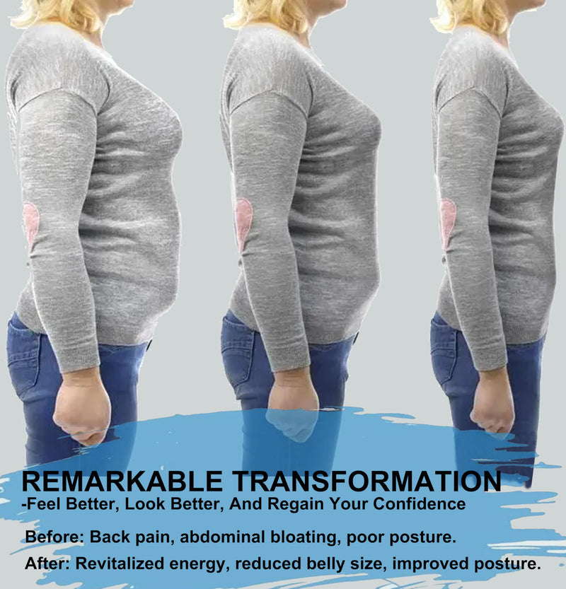 Abdominal Binder Post Surgery Hernia Support Belt Belly Wrap for Men Women, Post-Surgery Stomach Compression Belly Band for Post C Section, Natural Birth, Abdominal Injuries (Black, X-Large) Black