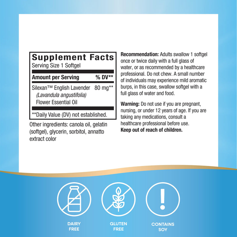 Nature's Way CalmAid, Helps Manage Stress and Tension, Clinically Studied Lavender, Non-Drowsy, 90 Softgels 90 Count (Pack of 1) - BeesActive Australia