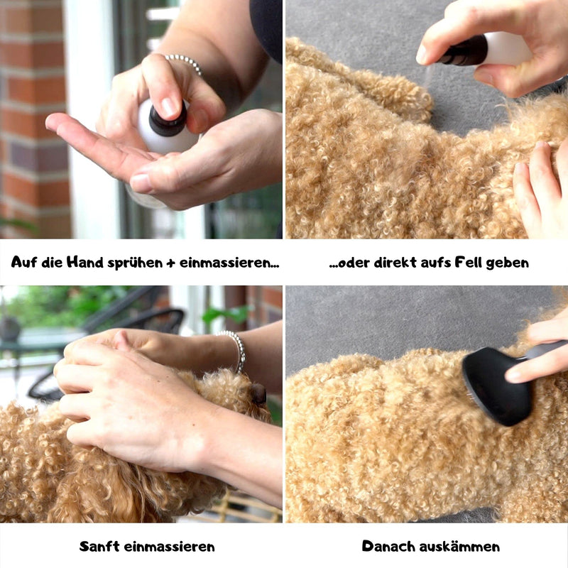 Moki Bear detangling spray and combing aid for dogs I 200ml I Nourishes and makes the fur easy to comb - BeesActive Australia