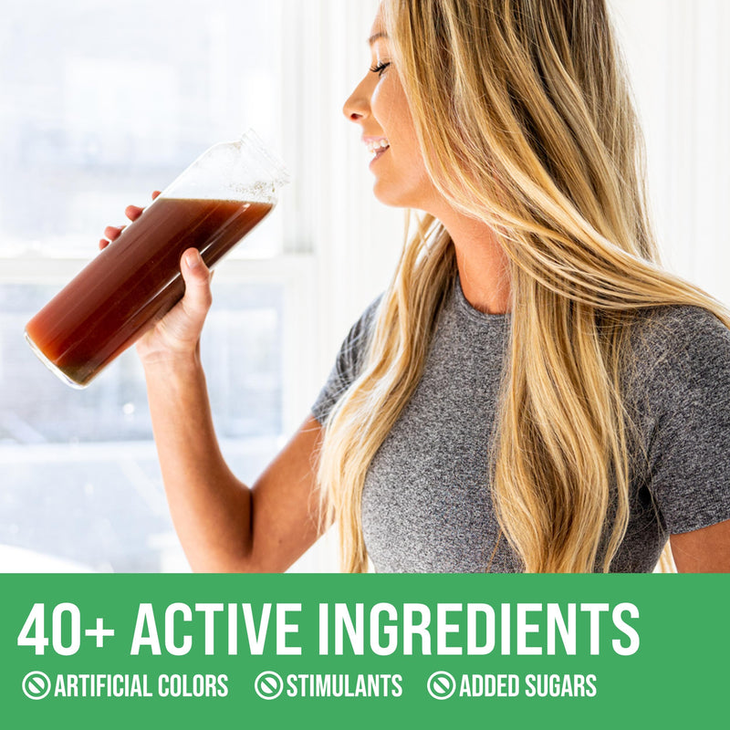 Rule 1 Proteins Fruits & Greens Powder, Mixed Berry, 30 Servings | 40+ Active Ingredients Including 4g Fruit & Vegetable Concentrates + 2g Prebiotic Fiber for Daily Wellness