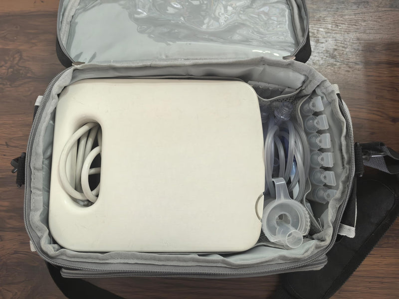 Nebulizer Carrying Case with Shoulder Strap, to Store Desktop or Portable Nebulizer, Nebulizer Mask, Tubing and Medicine | Clinical Bag for Nursing Students