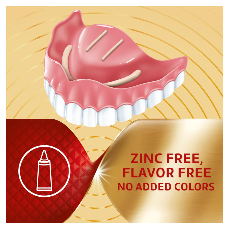 Poligrip Power Hold Plus Seal Denture Adhesive Cream, 2.2 oz (4 Pack)