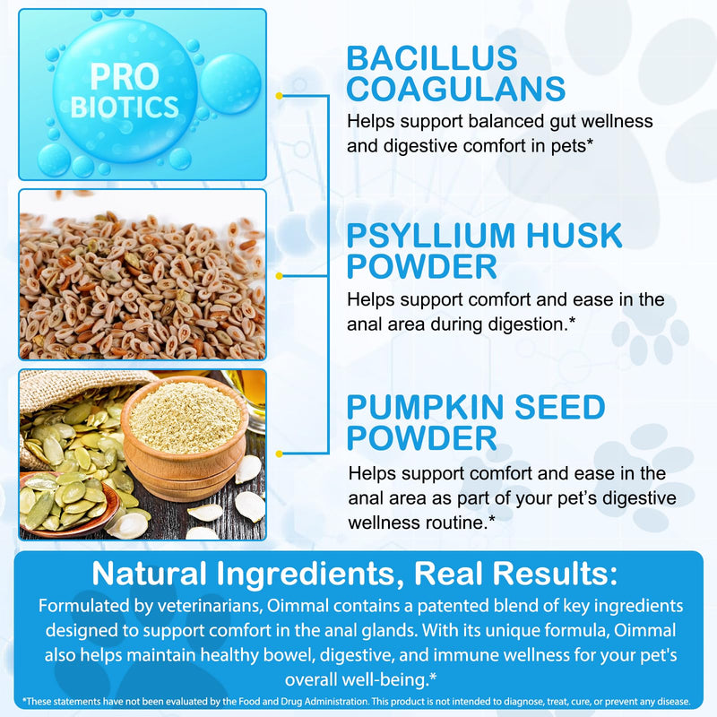 Digestive Fiber Cut Support Chews for Dogs|With Pumpkin,Probiotics & Digestive Enzymes|Supports Normal Stool Consistency,Gut Balance & Natural Elimination|150 Chews–All Breeds&Ages