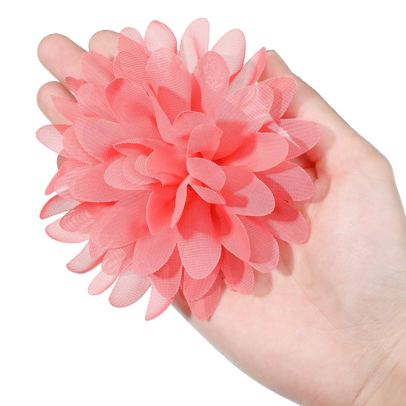 20 Pcs Pet Flower Collar Bow Dog Collar Dog Flower Collar Accessory Multi Color Soft Chiffon Dog Bow Tie Charms Flower for Puppy Collar Grooming Accessories(12 cm/ 4.7 Inch) 12 cm/ 4.7 Inch - BeesActive Australia