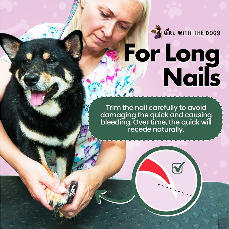Pet Nail Clippers by Girl With The Dogs, Nail Clippers for Grooming and Claw Care for Cats/Dogs (Small) Small