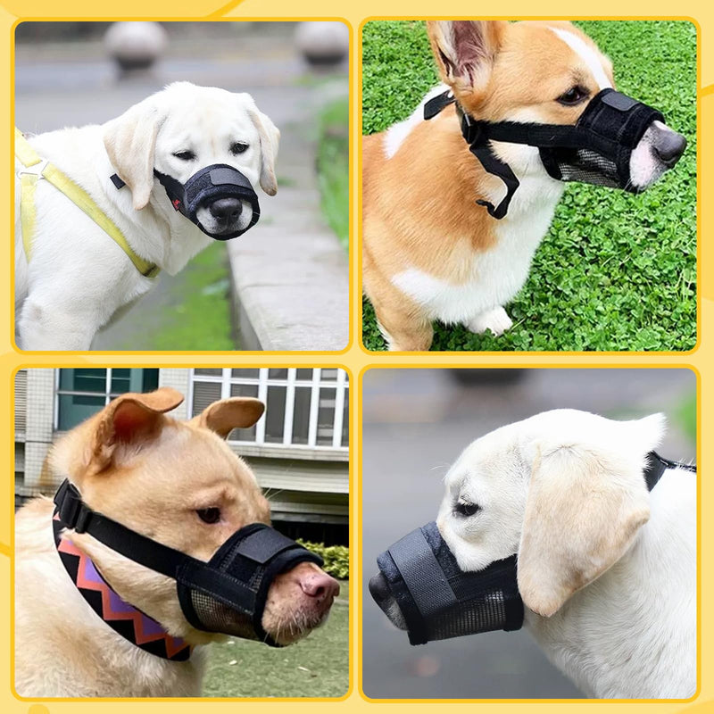 GUTERTOP Pack of 2 muzzles for small dogs, poison bait protection dog, muzzle Chihuahua anti-chewing barking for Chihuahua Shih Tzu small dogs - BeesActive Australia