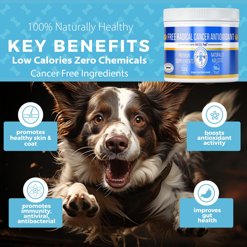 Detox Antioxidant for Better Dog Health. Chemical Free Natural and Organic Free Radical Inhibitor that Helps Maintain You Fur Persons Better Health, Pet Nutritionist Developed Prevention