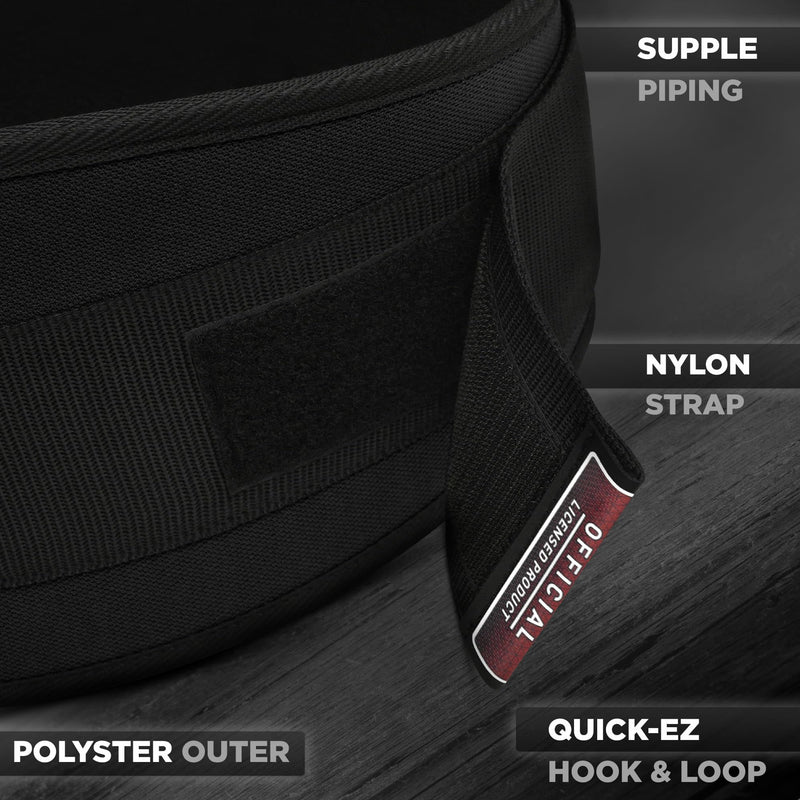 RDX Weight Lifting Belt AUTO LOCK, 6.5” Padded Back Support, Men Women Gym Fitness Strength Training, Bodybuilding Powerlifting Weightlifting Workout, Deadlift Squat, Pro Exercise Equipment Black L