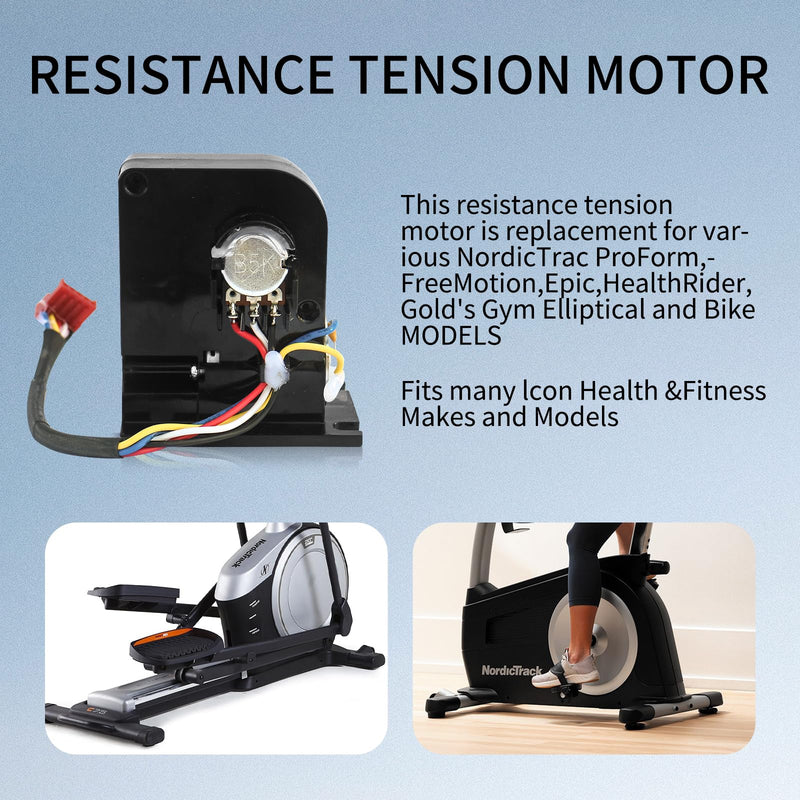 6V Elliptical Resistance Motor Brake Tensioner -Compatible with NordicTrack CX925 Elliptical Trainer- Replacement for NEL07940 193223 175656 182556 182851. - BeesActive Australia
