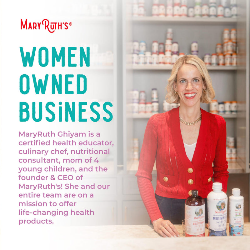 MARYRUTH'S Sea Moss + Immune & Energy Liposomal 140mg Irish Sea, 7.6 oz | 140mg Irish Sea Moss, Vitamin B12, Vitamin E, Elderberry, Rose Hip Oil, Orange Oil