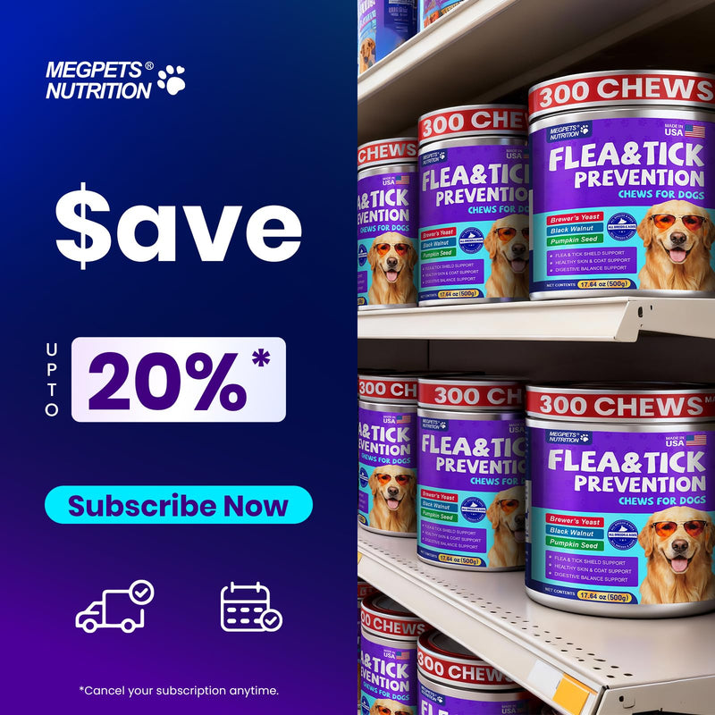 Flea and Tick Support for Dogs Chewable, 300 Soft Chews, Skin & Coat Support, Digestive Support, Chicken Flavor, All Breeds & Sizes 300 Counts