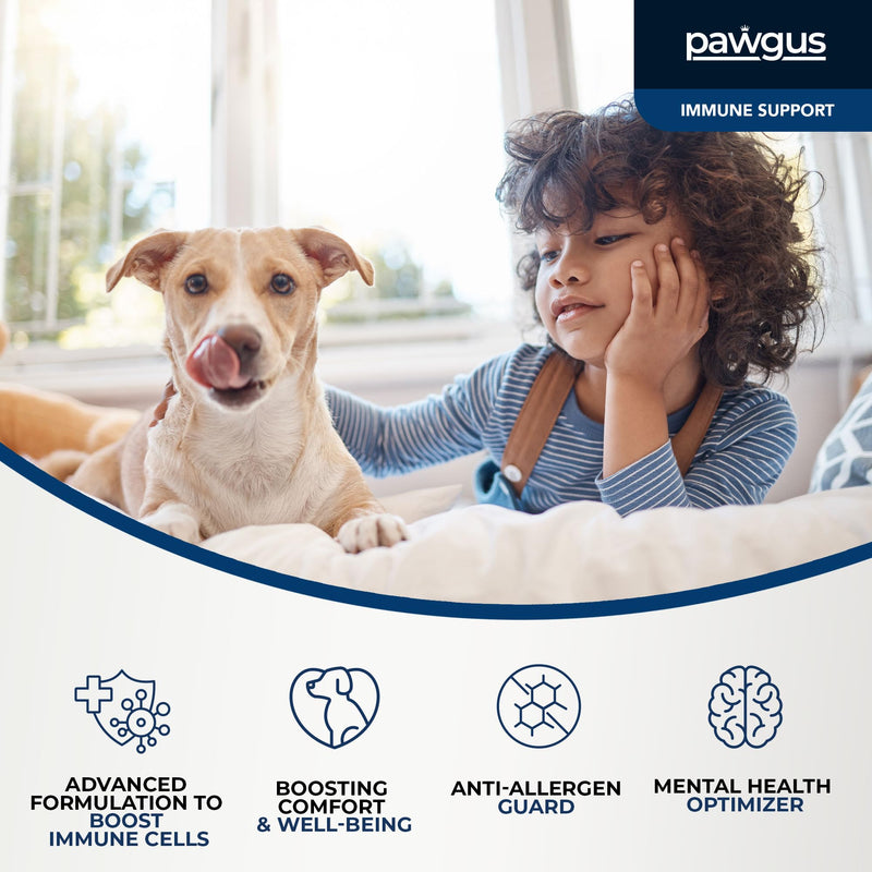 Immune Health Support for Dogs Canine 30 Sachets - Yeast Production Support, Dog Allergy Itch Relief, Skin Allergy Relief, Seasonal Allergy, Daily Vitamins, Fast Recovery -