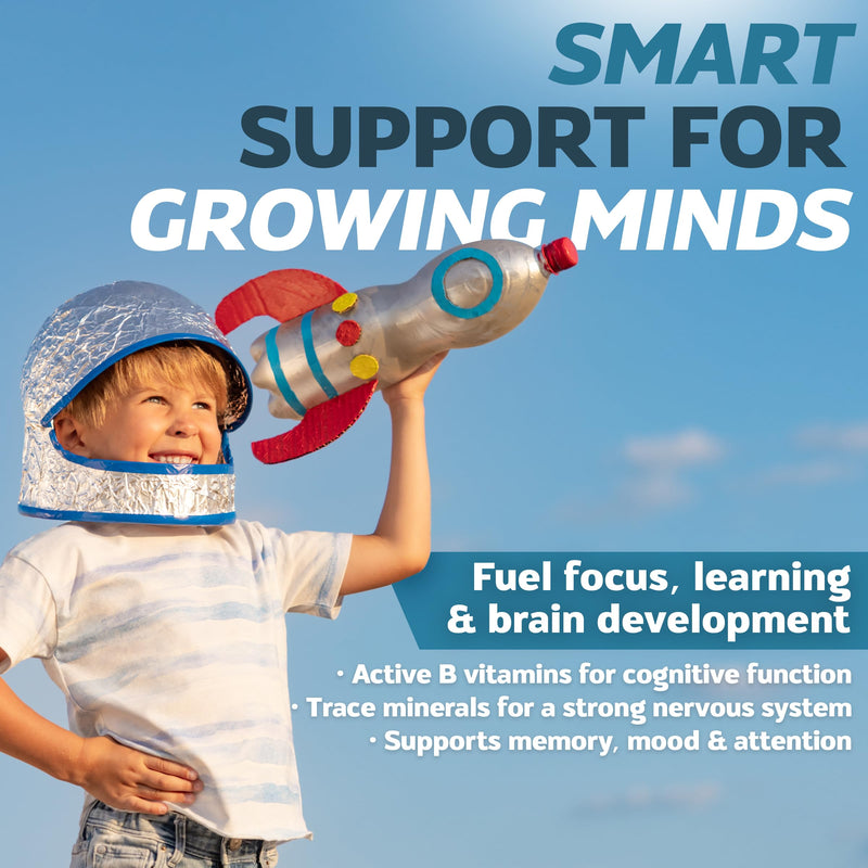 Nutri-Spec Mighty-Mins - Multivitamin for Kids with Iron in Chewable Form - for Children from 6 Months Through Adolescence - Easier to Absorb, Gentle On Digestion - 240 Wafers