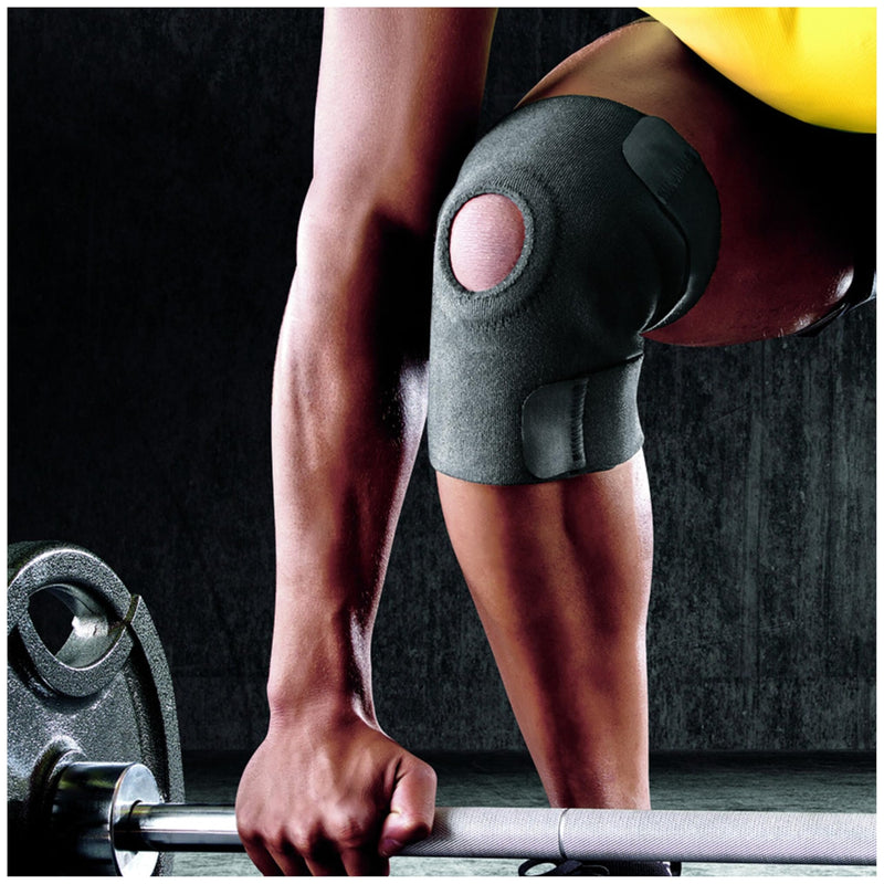 FUTURO Sport Knee Support, Ideal for Athletic and Everyday Activities, One Size Black 1 Count (Pack of 1) - BeesActive Australia
