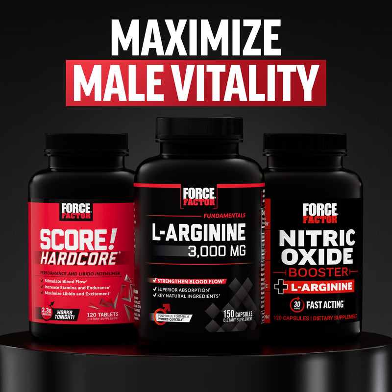 Force Factor Test X180 Legend Testosterone Booster for Men | Build Muscle & Strength, Performance, Testosterone Supplement for Men’s Health, Testosterone Support, 120 Capsules