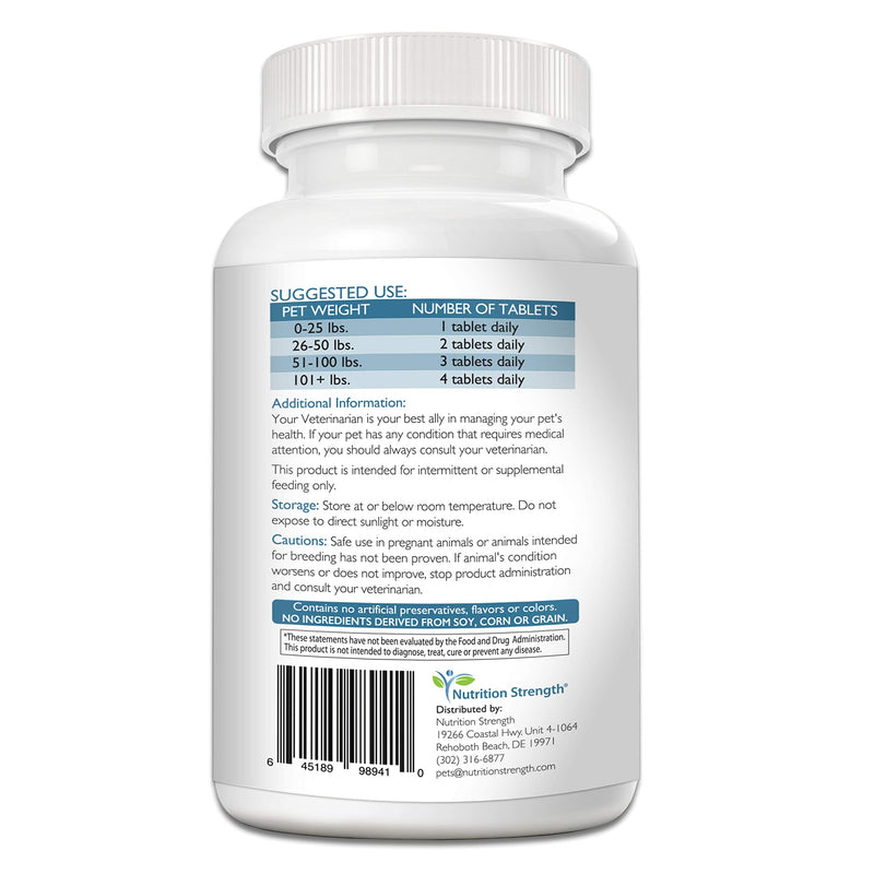 Multivitamins for Dogs, Daily Vitamin and Mineral Support, Nutritional Dog Supplements for All Canine Breeds and Sizes, Promotes Immune Health in Pets, 120 Chewable Tablets - PawsPlanet Australia