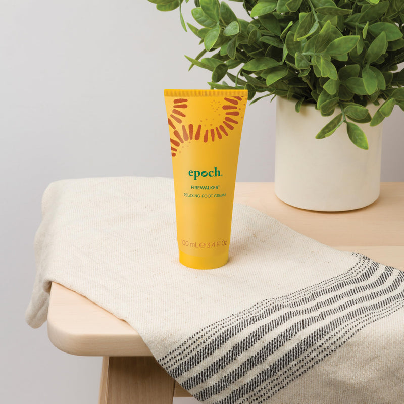Nu Skin Epoch Fire walker Foot Cream | Infused with Hawaiian Ti Leaf & Babassu Oil | Soothes Tired Feet | Relaxing & Moisturizing Making it Travel Essentials | Foot Care | 3.4 Fl Oz | 2 Pack 3.4 Fl Oz (Pack of 2) - BeesActive Australia