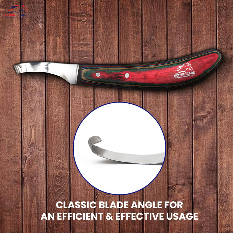 Right-Handed Hoof Knife: Razor-Sharp J2 Steel Blade, Comfort Grip - Ultimate Precision Trim & Grooming Farrier Tool for Superior Horse Hoof Care. - BeesActive Australia