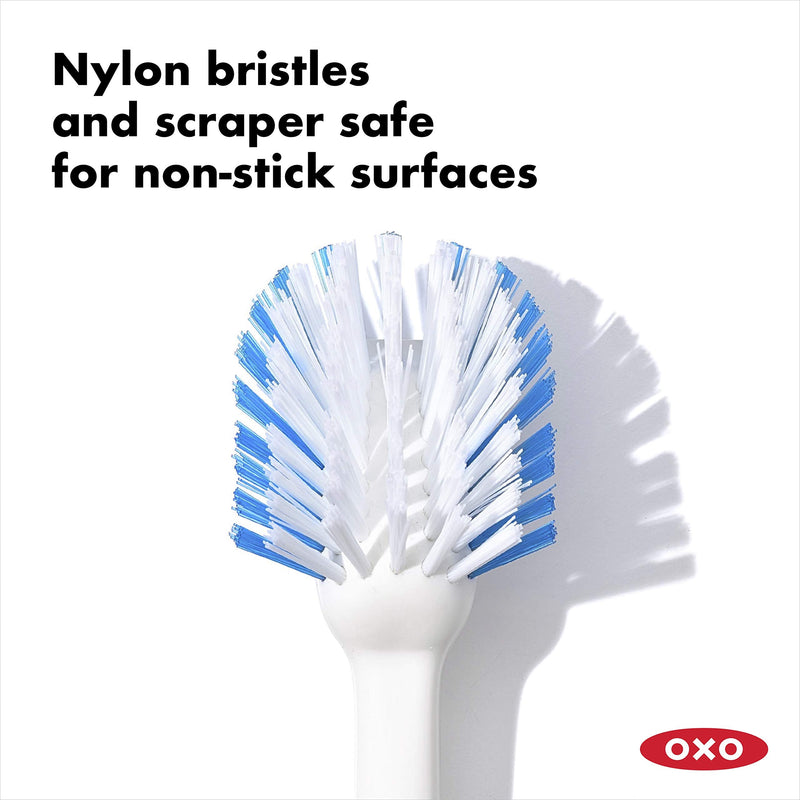 OXO Good Grips Dish Brush, White/Black, 1EA 1 EA Plastic - BeesActive Australia