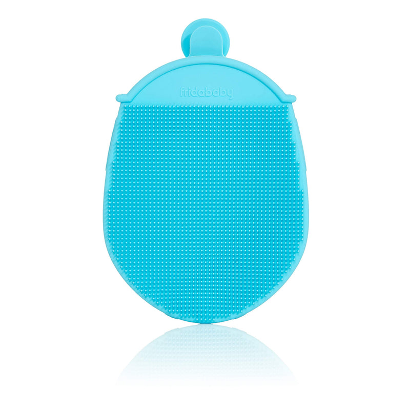 Frida Baby DermaFrida the Bath Mitt | Toddler Quick-Dry Body Bath Brush, Silicone, Replacement to Kid's Washcloth | Fits Both Parent or Child for Early Stage Development - BeesActive Australia