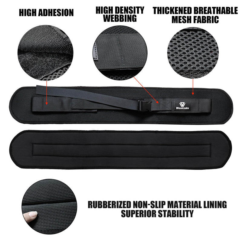 Hip Thrust Belt, Fully Upgraded Hip Thrust Belt for Dumbbells, More Comfortable Hip Thrust Belt, Home Gym Hip Thrust Belt with Wider and Longer Anti-Slip Pads. Black Pro - BeesActive Australia