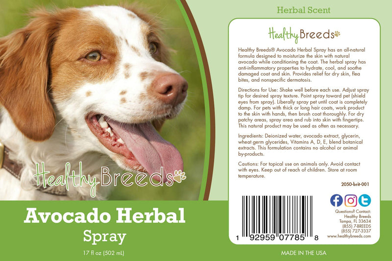 Healthy Breeds Brittany Avocado Herbal Spray 17 oz