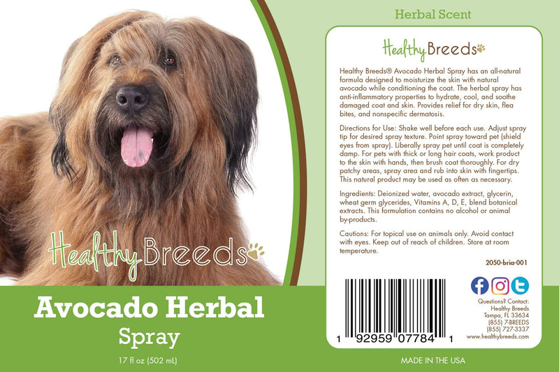 Healthy Breeds Briard Avocado Herbal Spray 17 oz