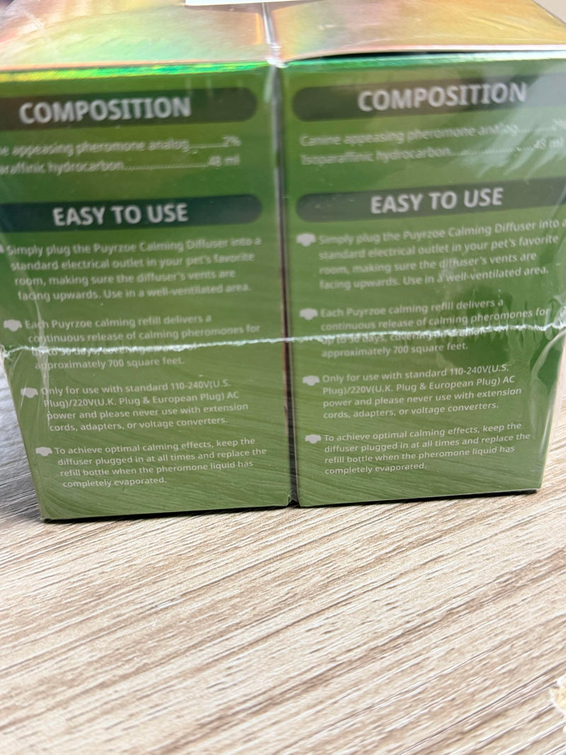 puyrzoe 6 Refills - Dog Calming Pheromones Refills with Three Timing Functions, 6-IN-1 Dog Calming Plug In Kit, 180-Day Dog Calming Diffuser Support Anxiety, Stress, and Relaxation for Dogs