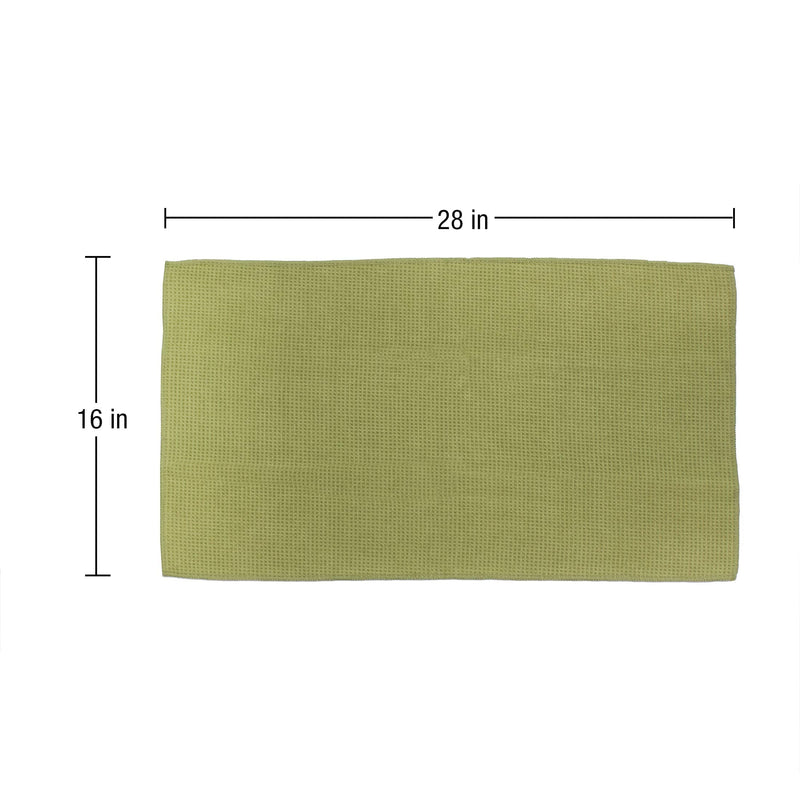ECP Equine Comfort Products Waffle Weave Wipe Down Cloth Olive - BeesActive Australia