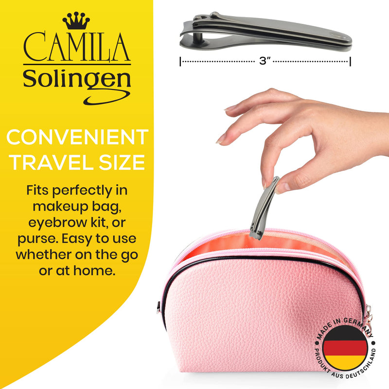 CS15 3" Fingernail Clipper and Toenail Clipper for Manicure and Pedicure - Professional Nail Clippers with Precision Super Sharp Blades - German Carbon Steel Cuticle Trimmer 3" - BeesActive Australia